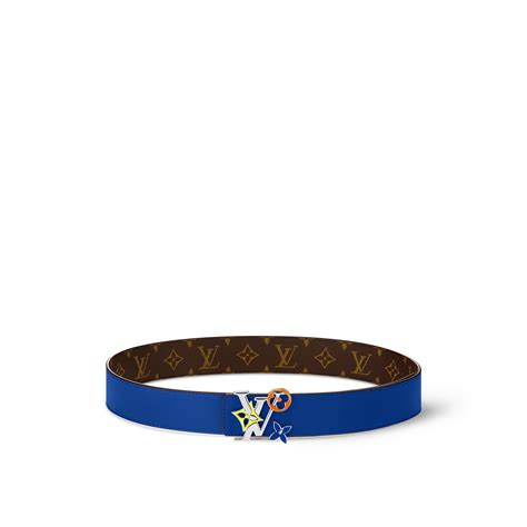 Lv blossom reversible belt